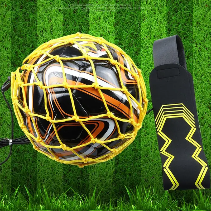 Soccer Trainer Portable Kids Soccer Training Aid Elastic Indoor Soccer Training Equipment Soccer Kick Back Trainer Juggling Net