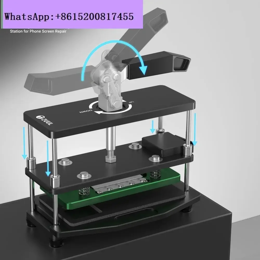 2UUL Heating & Pressurizing Station for Phone LCD Screen Repair Platform Fixing Maintenance Cover Plate Pressure Retaining