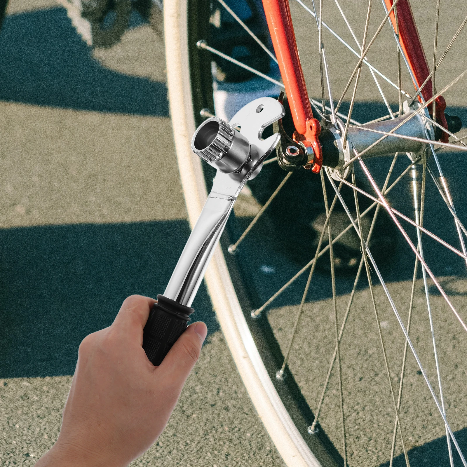 

Многофункциональный велосипедный ключ для педали, инструмент для снятия каретки для горных дорожных велосипедов, ремонт велосипедов, углеродистая сталь