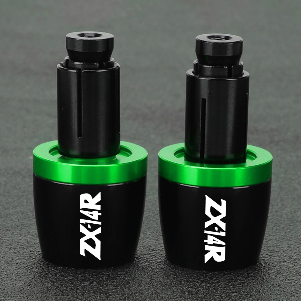 2023 2022 2021 2020 Motorcycle Handlebar Grips Bar Ends Cap Counterweight Plug Slide For kawasaki ZX14R ZX 14R ZX-14R 2006-2024