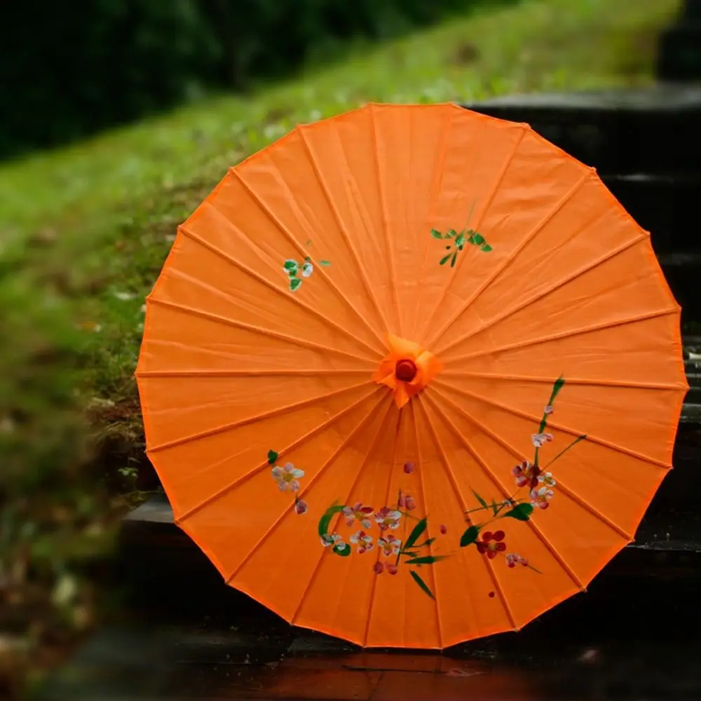 High Quality Chinese Antique Style Oiled Paper Umbrella 10 Colors Decorative Umbrella Decorate Umbrella Dance Performance