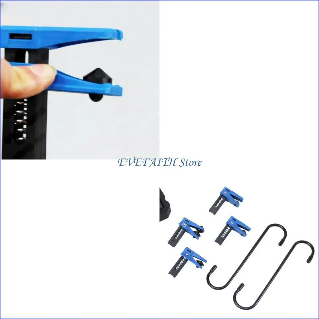 

124B 6 Piece Automotive Brake Line Clamp Set Corrosion Resistant Material Suitable for Easy Installation and Long Lasting Use