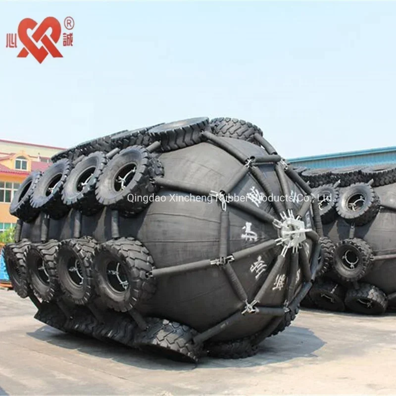 Xincheng Ship Berthing Inflatable Rubber Fender Port Marine Mooring Dock Bumper Pneumatic Rubber Fenders For Boats