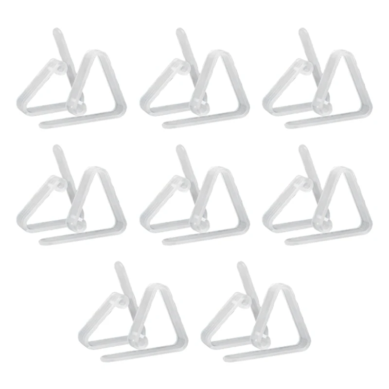 Tablecloth Clips Transparent Plastic Table Cover Clamps Picnic Tablecloth Holders Clear Plastic 16Pcs