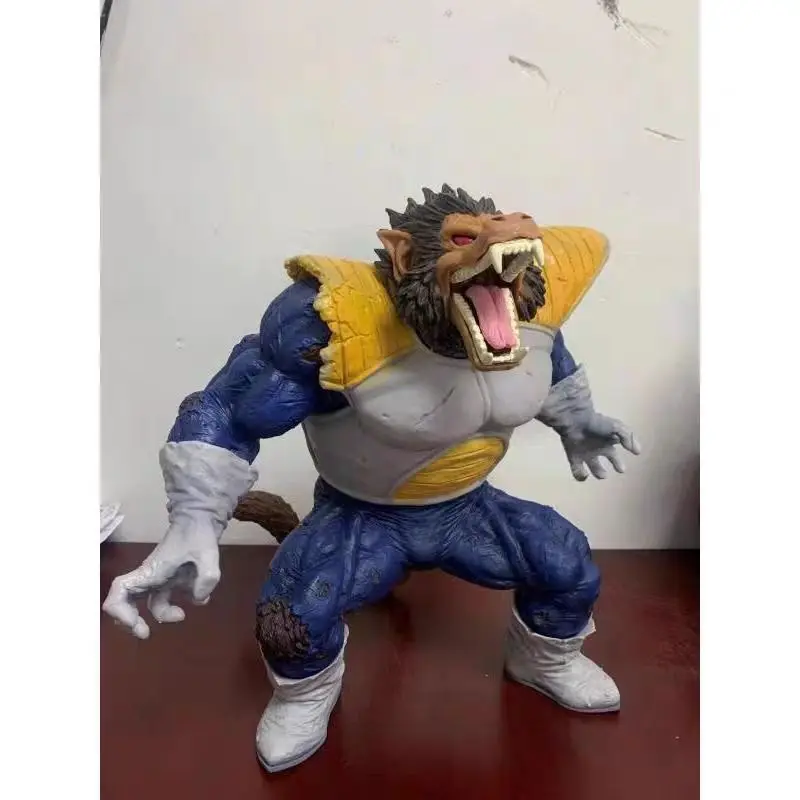 Genuíno dragon ball z greta macaco vegeta macaco figura de ação vegeta anime estatueta estátua coleção modelo brinquedo presentes em estoque