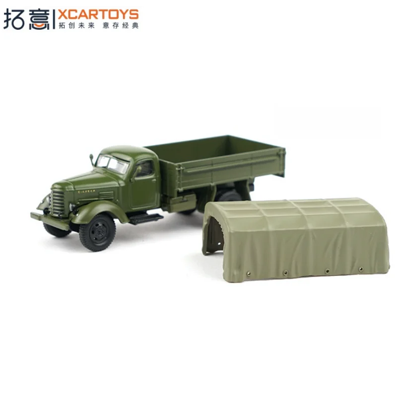 Xcartoys e caminhão CA10 liberado por POMART, veículo off-road, simulação brinquedo modelo de liga, escala 1:64