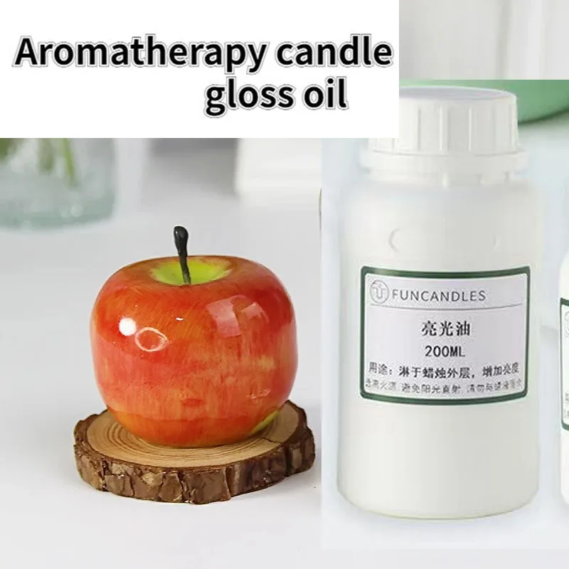 100ml/bottle Candle Gloss Making Materials Mirror Bright Oil Candle Surface Without Flame Retardant Brightener DIY Aromatherapy