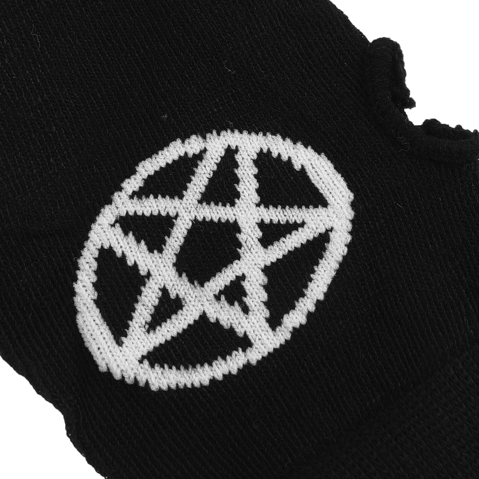 

2Pairs Five-Pointed Star Knitted Arm Sleeves Half-Finger Warm Oversleeves Reusable Comfortable for Autumn Winter Cold Days