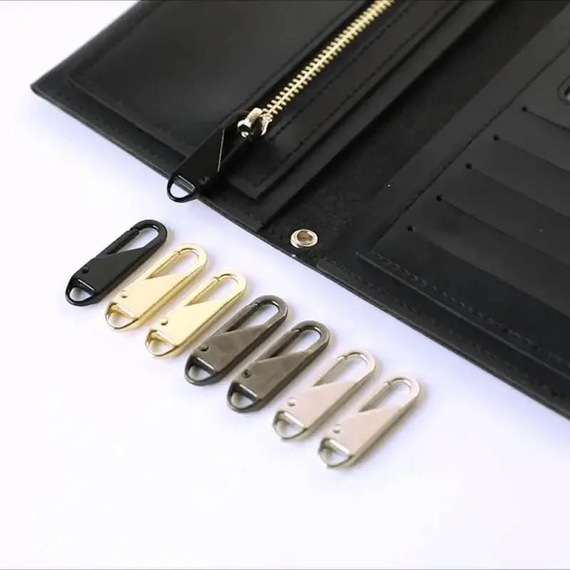 5/10/20/40Pcs DIY Sewing Craft Zipper Slider Puller Instant Zipper Repair Replacement For Broken Buckle Suitcase Zipper Head
