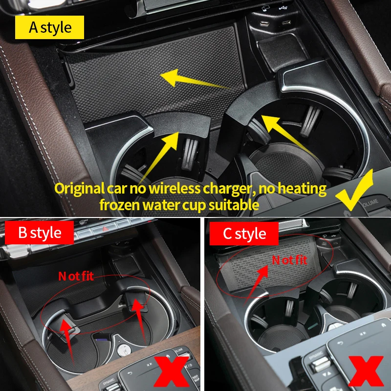 Magsafe Car wireless charger moible phone charger fast charging holder for Mercedes Benz GLE W167 C67 GLS X167 2020-2023