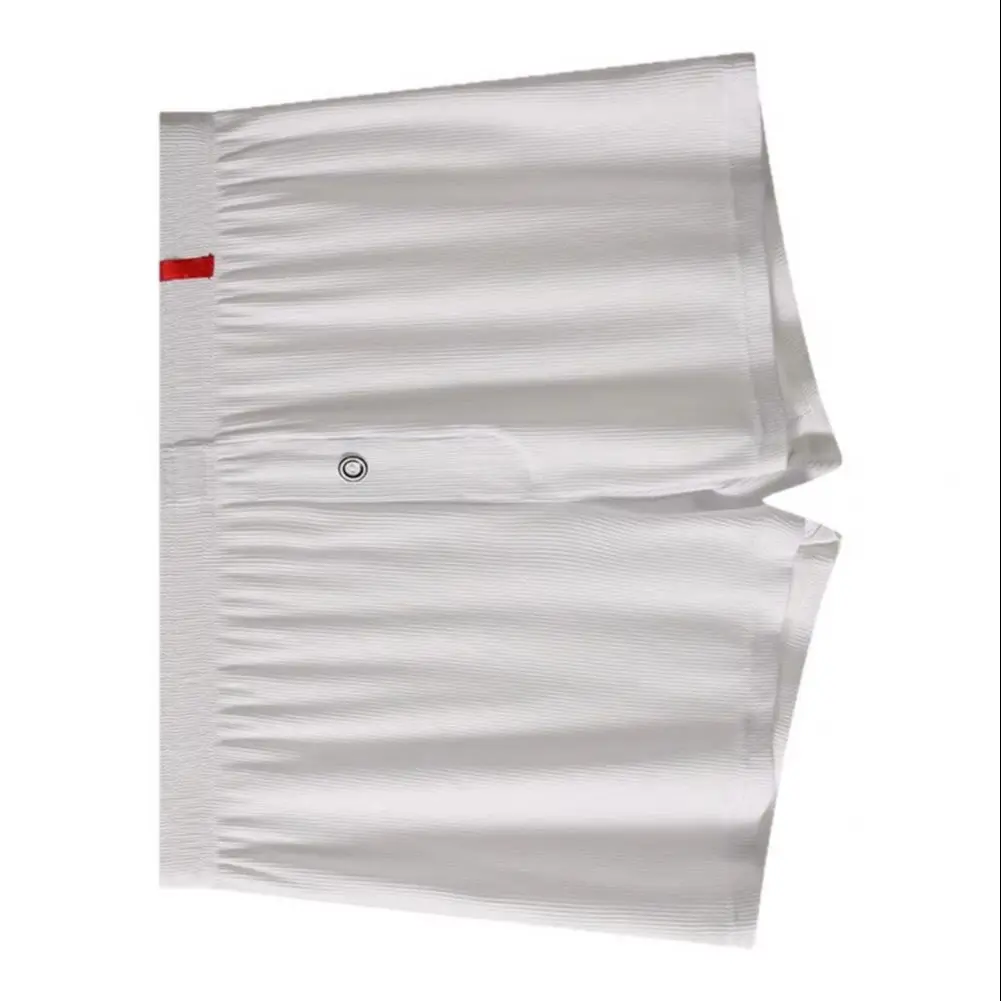Men Underwear Pure Color Soft Breathable Fabric Boxer Briefs with Front Button Closure Shorts Panties Sleepwear Shorts Underwear