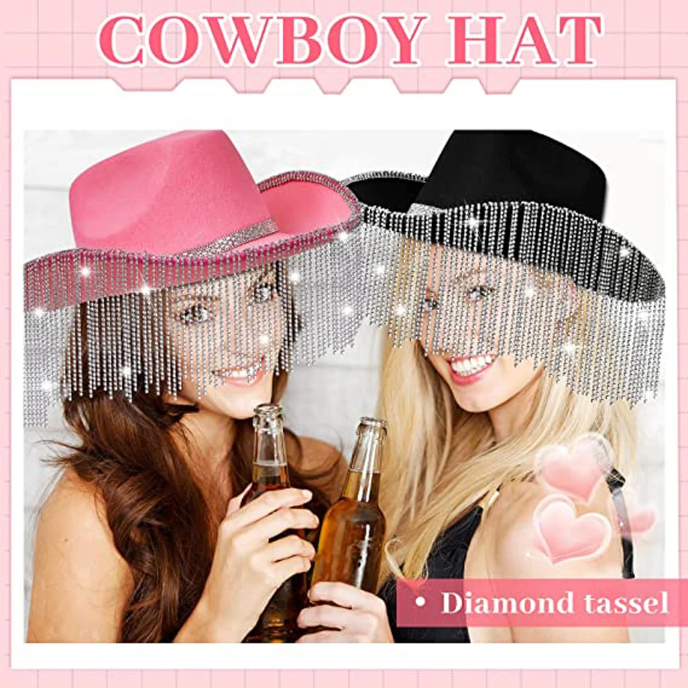 chapeau-de-cowboy-a-strass-pour-hommes-et-femmes-avec-frange-en-diamant-scintillant-style-western-a-paillettes-costume-de-fete-cosplay