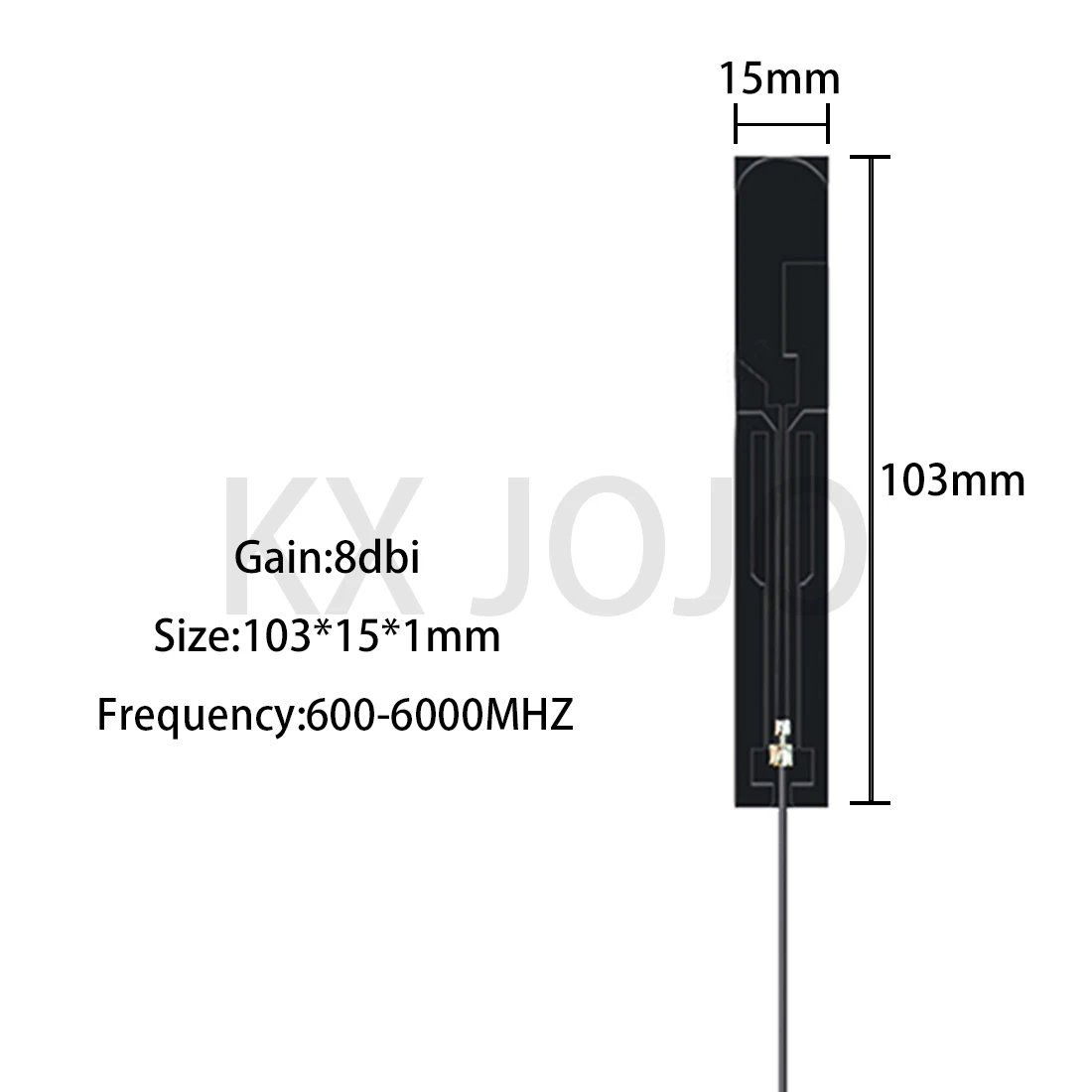 Internal Antenna Bluetooth GSM/4G/LTE/5G Dual-frequency Built-in PCB Omni Directional High-gain Connector IPEX/Soldering