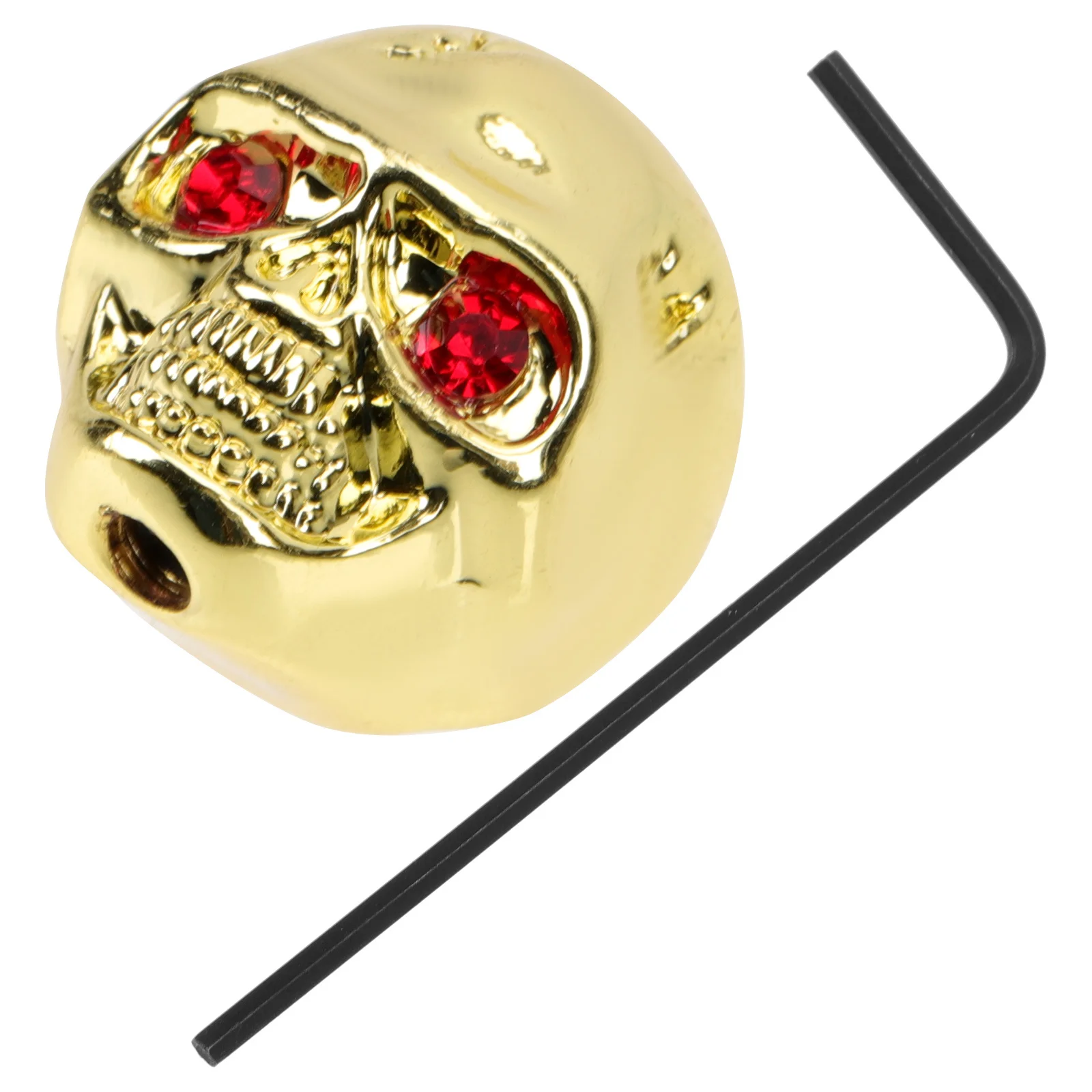 

Skull Pattern Guitar Volume Control Knob Metal Potentiometer Caps Replacement for Electric Bass Amplifier Control Knobs