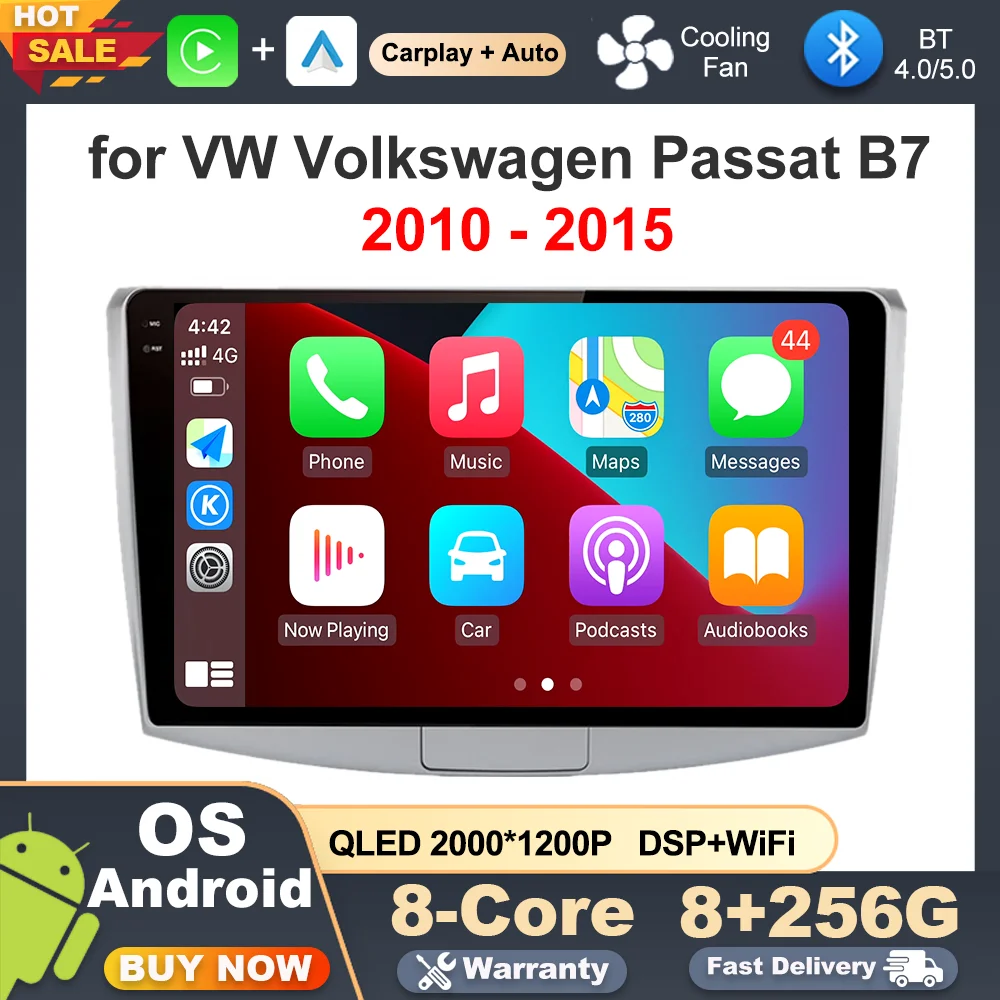 

10 inch Car Multimedia for VW Volkswagen Passat B7 2010 - 2015 Android Intelligent System GPS Navi Radio Video Player Auto Tools