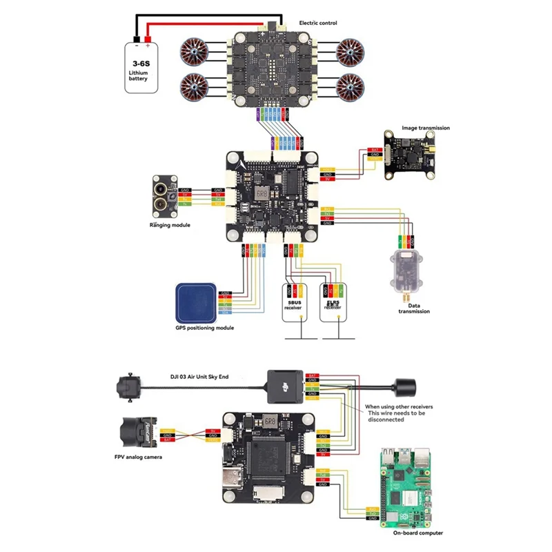 SQPP-H743 FC&ESC Stack Micoair743 Контроллер полета Dual IMU Bluejay_48K 50A 4In1 ESC поддерживает прошивку PX4
