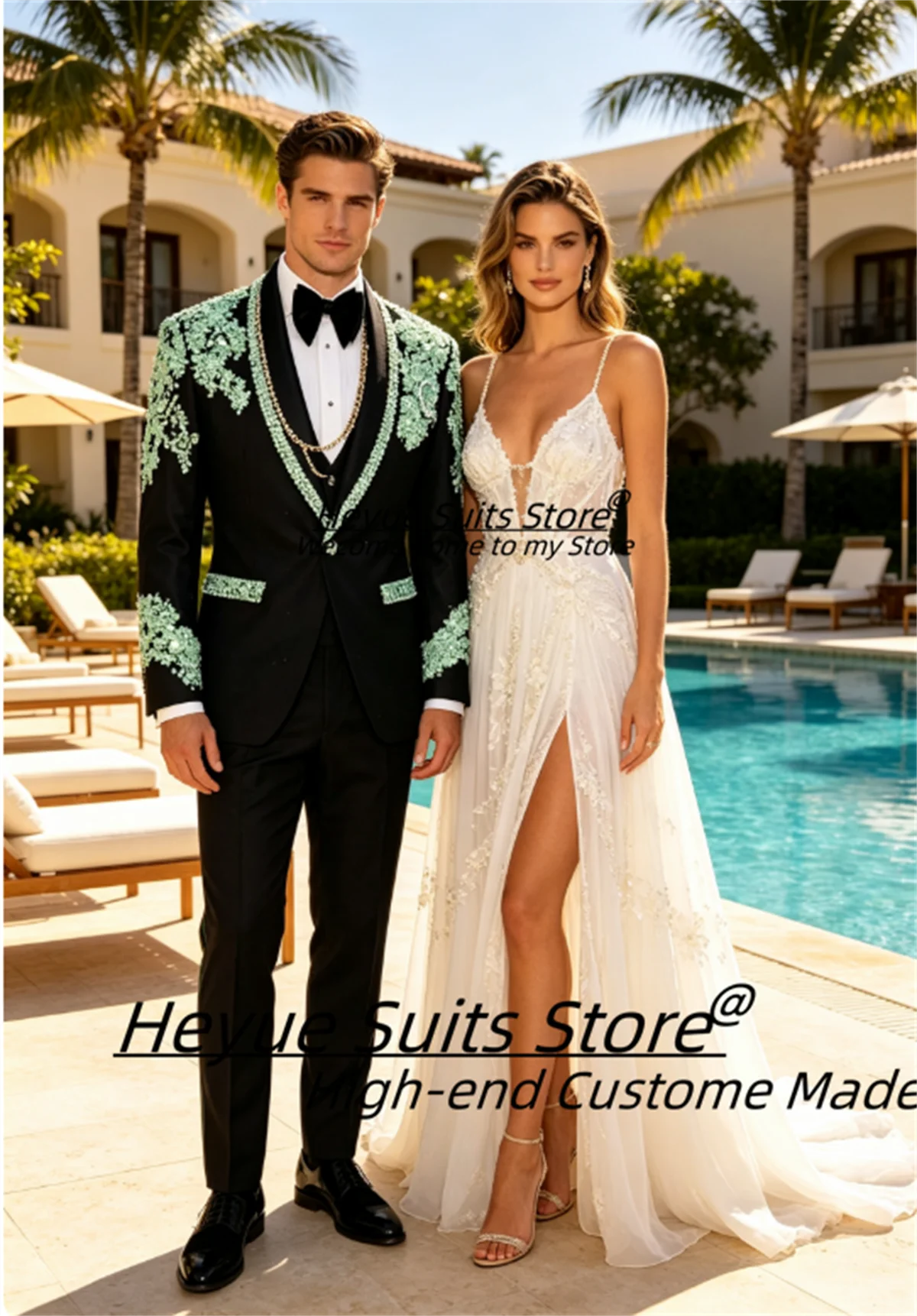 Trajes de Hombre con Bordado F - Men'S Grooming Set reseña y precio