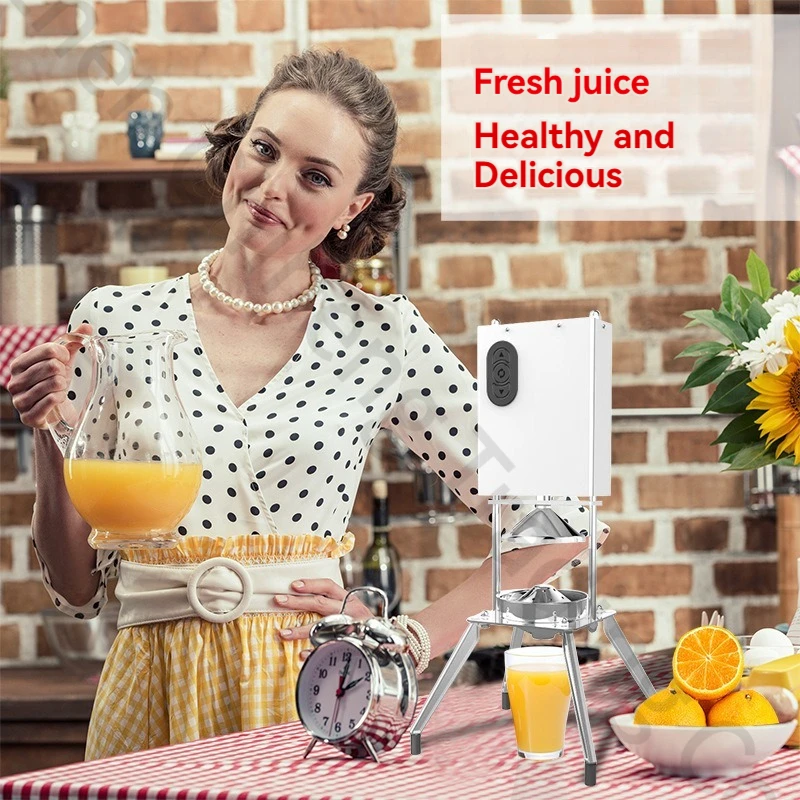 Electric Juicer, Commercial Stainless Steel Juicer, Juice Extruder Milk Tea Shop Dedicated