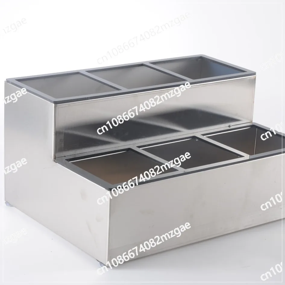 

Stainless steel six-hole sugar bottle rack, fructose quantifier rack, hand-pressed fructose stainless steel rack