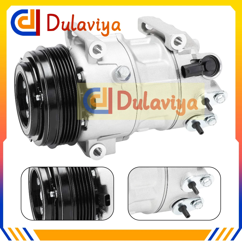 

1141430 AC Compressor with Clutch Cooling Pump For Jeep Renegade 2015-2018 Fiat 500X 2016-18 1.4L ACP1562000P 51936443 51979374