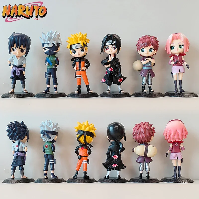 

Naruto Action Figures 15cm Anime Figure Uchiha Sasuke Itachi Haruno Sakura Gaara Kakashi Cosplay Model Dolls Kids Toys Gifts