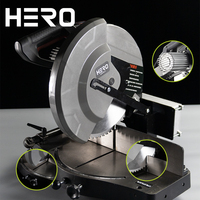 HERO Heavy Brushless Chop Cold Metal Saw Cutting Circular Miter Saw Machine for Tube Pipe