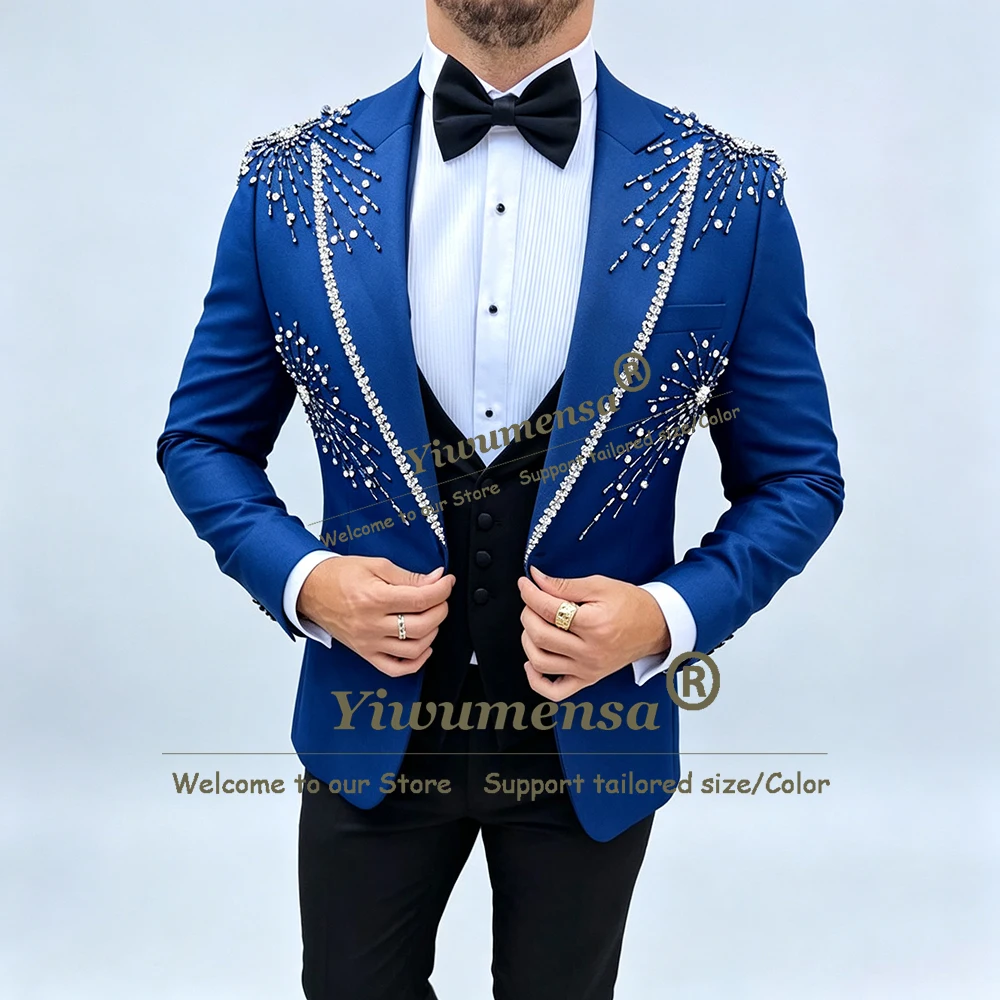 Men Formal Wear Wedding Guest - Мужской костюм ручной работы для гостей