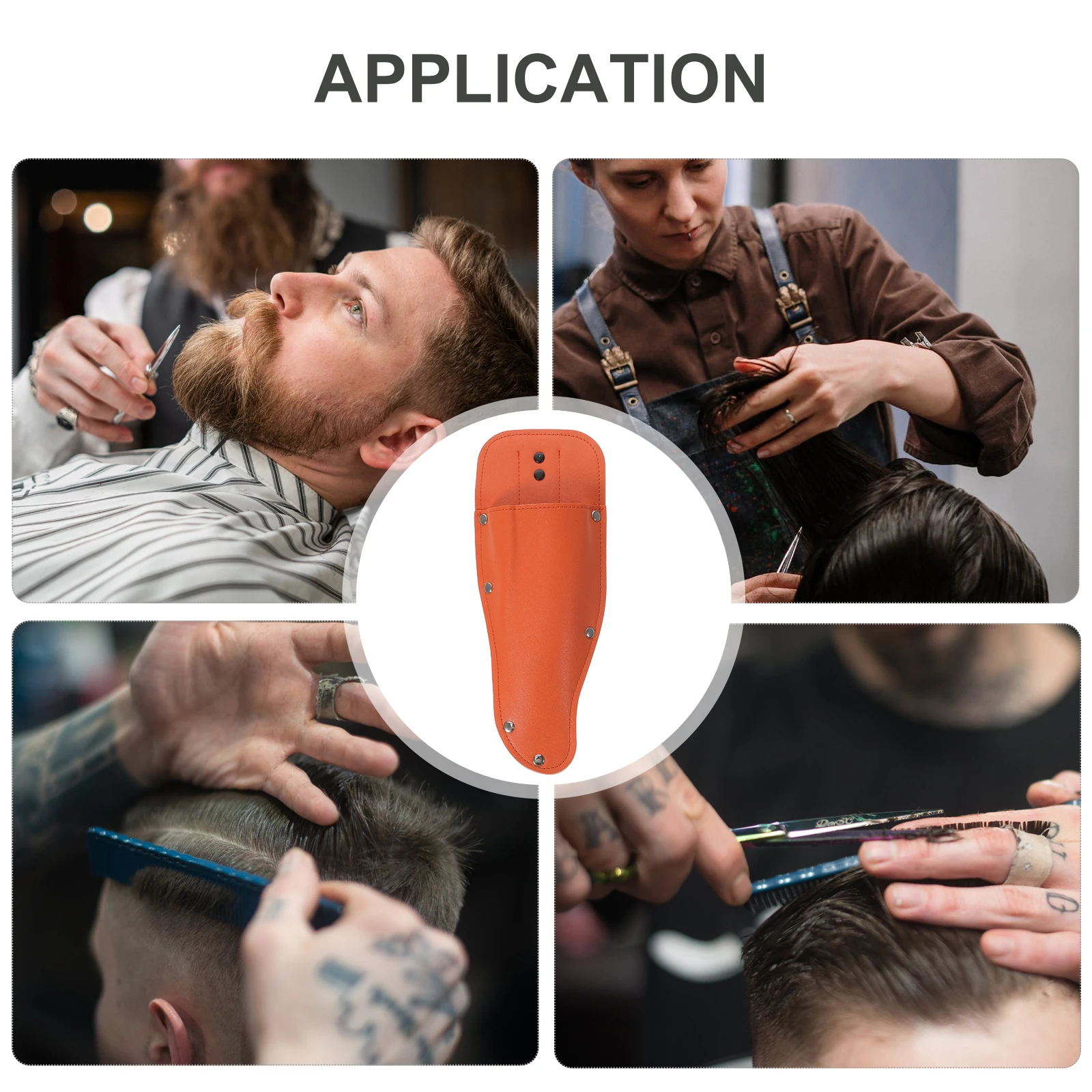 

Scissor Lightweight Large Capacity PU Hairdressing Bag For Shears Combs Drill Grooming Tool Storage Barber Shear