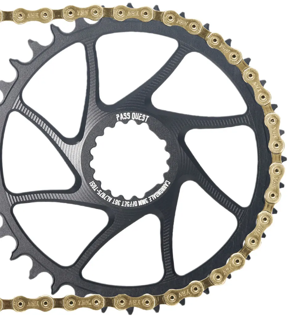 Pass Quest For CANNONDALE si ss 0mm 3mm Offset Bike Chainwheel 28T 30T 32T 34T 36T 38T 40T 42T bicycle Chainrings mtb Bike parts