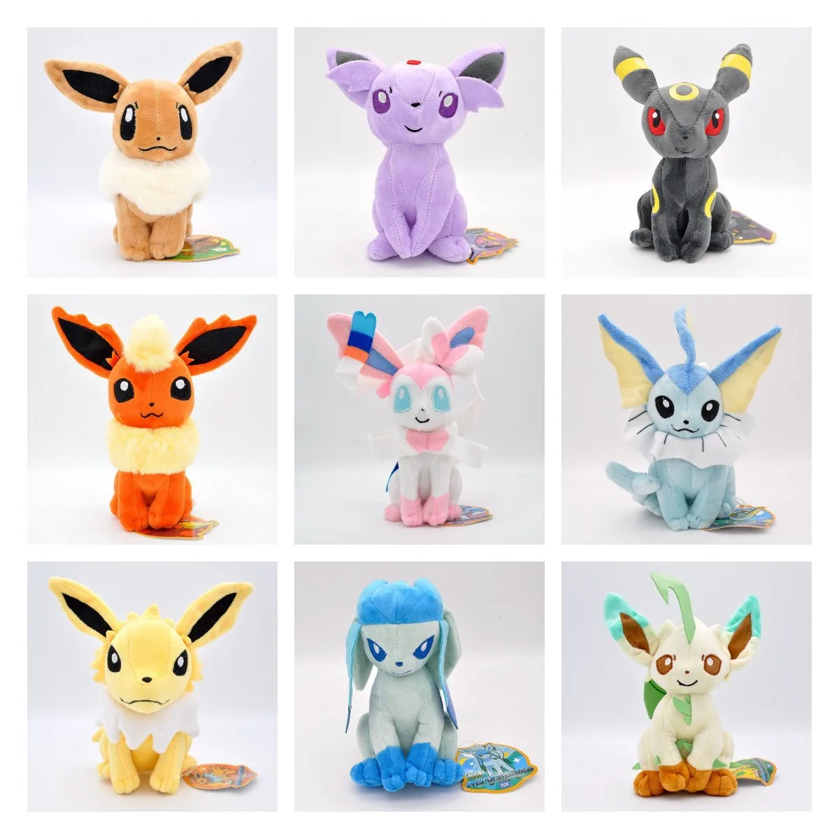 Pokemon Eevee Evolution Action Figure Toy Kawaii Umbreon Flareon Vaporeon Jolteon Espeon Glaceon Leafeon Sylveon Doll Kids Gift