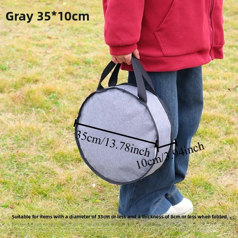 

Round Camping BBQ Stove Storage Bag Lightweight Picnic Carry Tote for Outdoor Cooking