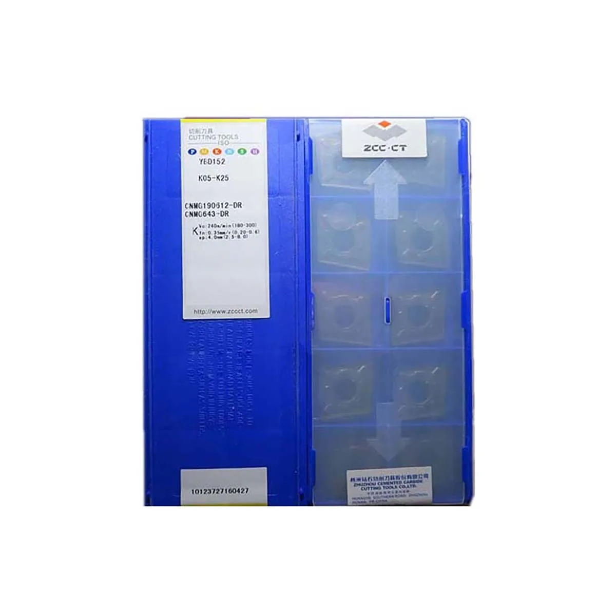 ZCC.CT Original CNMG CNMG19 CNMG190612 CNMG190608 CNMG190616 Medium-Roughing Carbide Turning Inserts