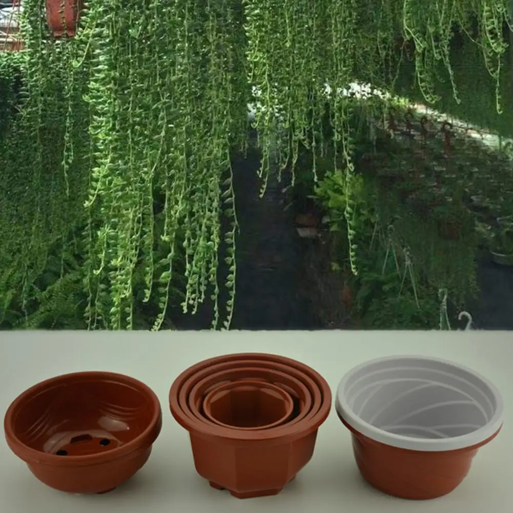 Plastic Holes Octagonal Flowerpot Anti-sun Hanging Flower Pot With Hook Reusable Corrosion-resistant Plant Pot For Garden