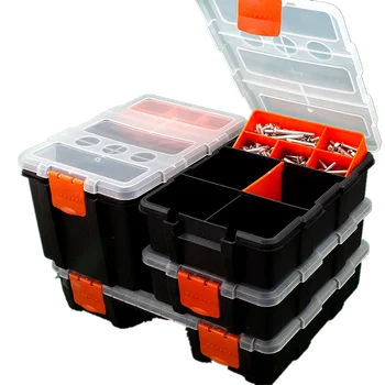 Werkzeugkasten-Organizer-Sets, Schrauben-Organizer für Hardware und Teile, Kleinteilerboxen mit Fach, Aufbewahrungsbox für Elektriker-Werkzeuge aus Kunststoff