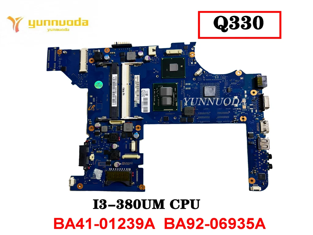 

Original For SAMSUNG Q330 Laptop motherboard I3-380UM CPU BA41-01239A BA92-06935A 100% Tested Good