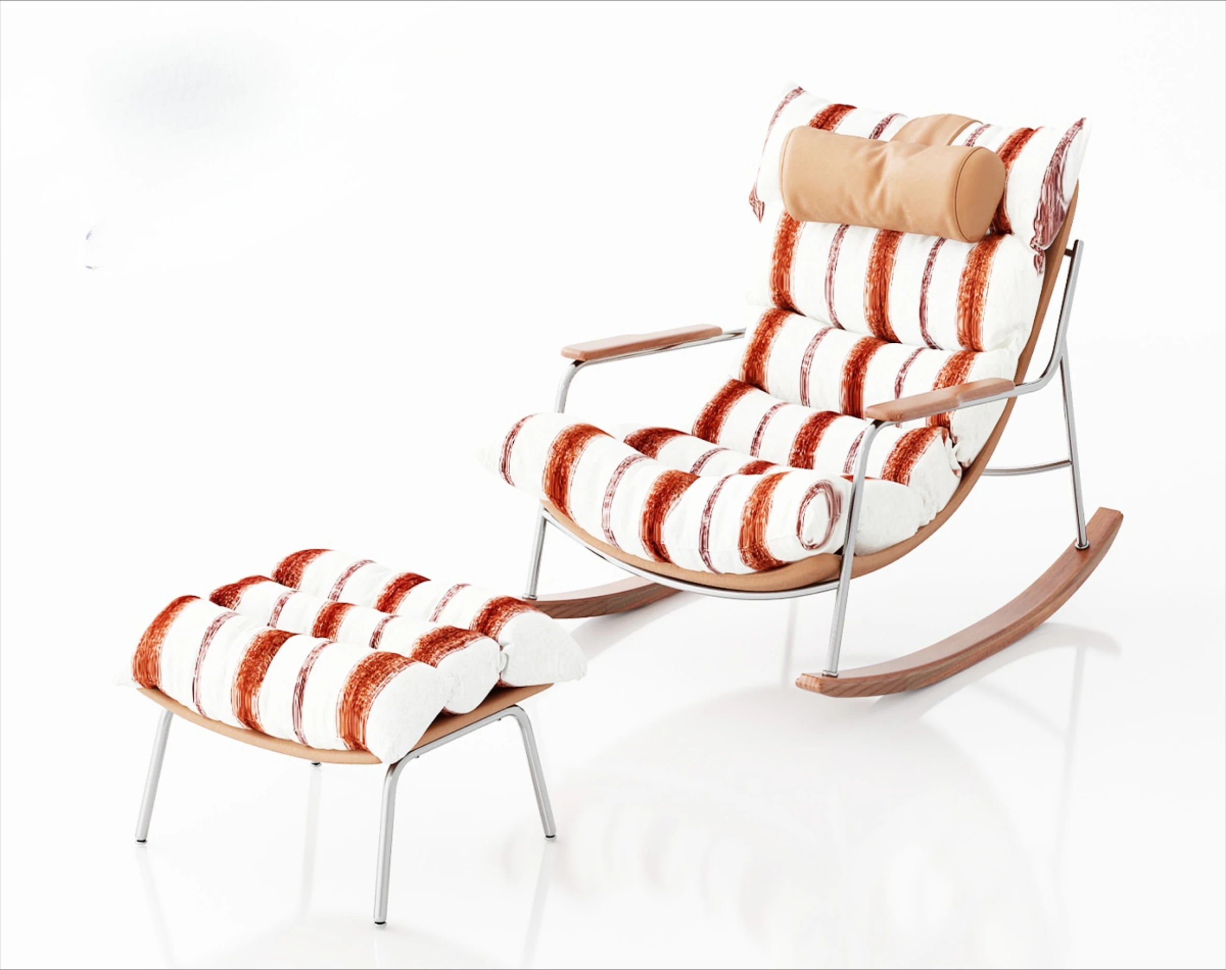 

Средневековое кресло-качалка, гостиная, балкон, кресло для ленивого отдыха, высококачественное одноместное кресло с откидной спинкой и спальным диваном