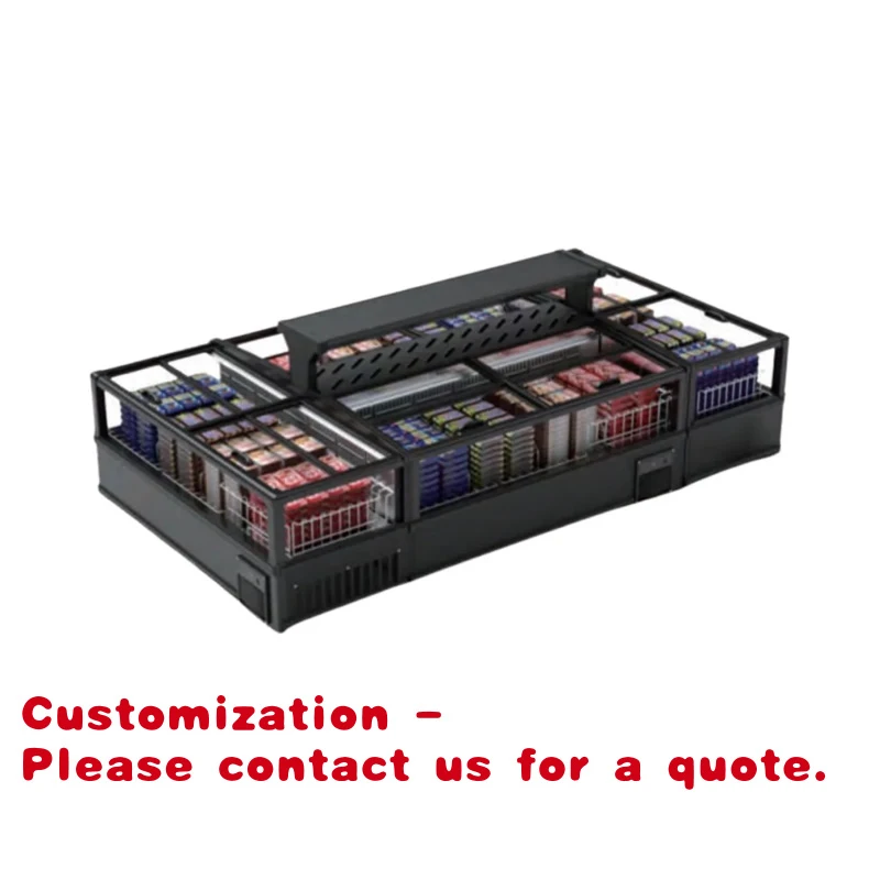 

Customize.of Commercial Combination Island Display Refrigerator Cabinet Supermarket Open Freezer