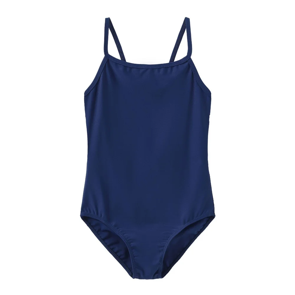 Meisjes Hemdje Dans BodySuit Mouwloos Y-Back Gymnastiek Trainingspak Ballet Dans Turnpakje