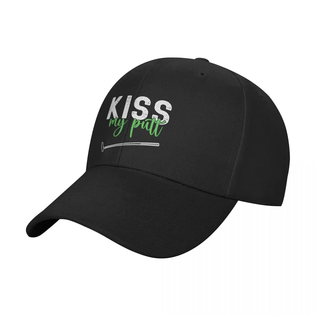 Kiss My Putt Funny Golf Golfer Golfing Baseball Cap Anime summer hat Gentleman Hat Sun Cap Men Women's