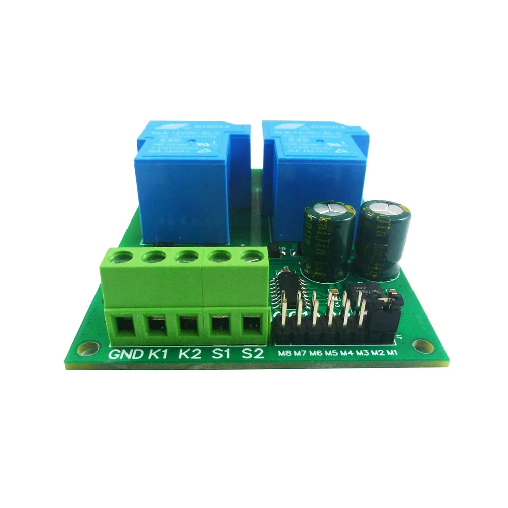 

IO61A02 30A DC 12 В 24 В контроллер двигателя релейная плата управления вперед и назад предел пуск-стоп переключатель модуль контроллера двигателя