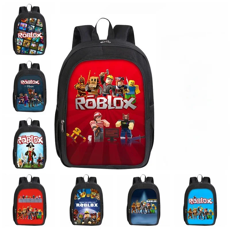 Roblox Roblox Game Surrounding Children's Primary School Kindergarten Printing Large-capacity Multi-layer Backpack Gift For