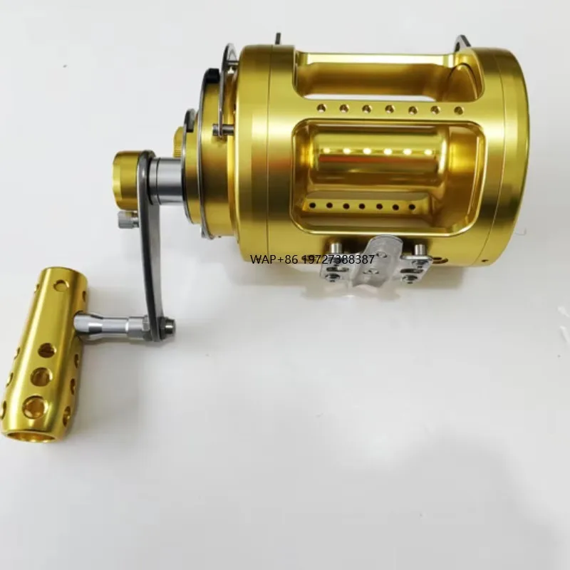 80W Saltwater Boat Big Game All Metal Fishing Reels Deep Sea Boat Tuna Big Game Fishing Trolling Reel