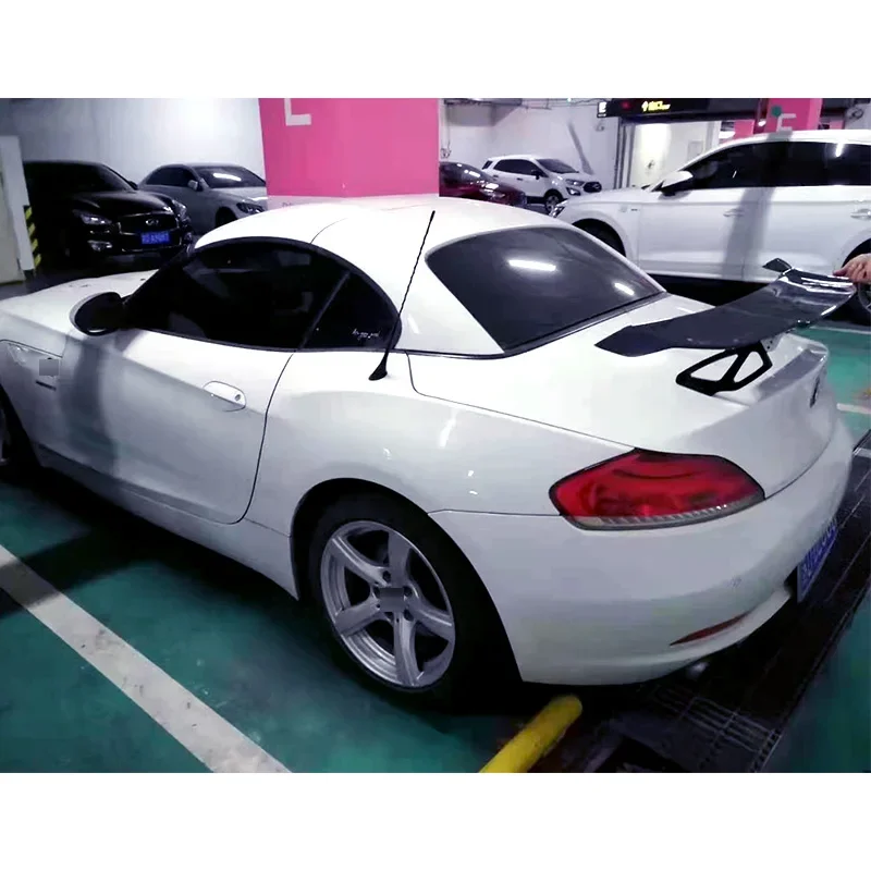 Carbon Painting Spoiler for Audi TT Type V ABS Plastic Car Rear Trunk Wing Accessories