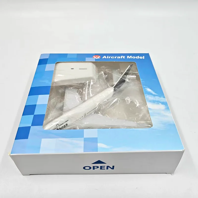 Circa 20 cm di lunghezza 747 modello di aereo in lega collezione statica decorato regali di festa giocattoli regalo souvenir