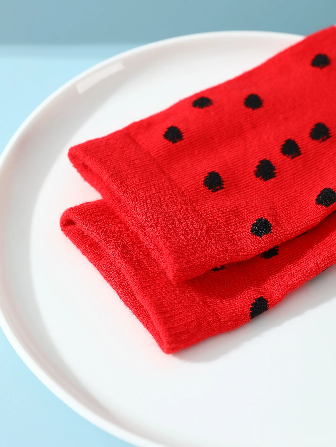 A pair of unique watermelon personalized patterns for men and women, gift socks for friends on Halloween, all season collection