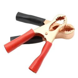 30A 2/10 Pcs Crocodile Clip Battery Clip Car Battery With Wire Connection Spring Clip Cable Clamp Clips Electrical