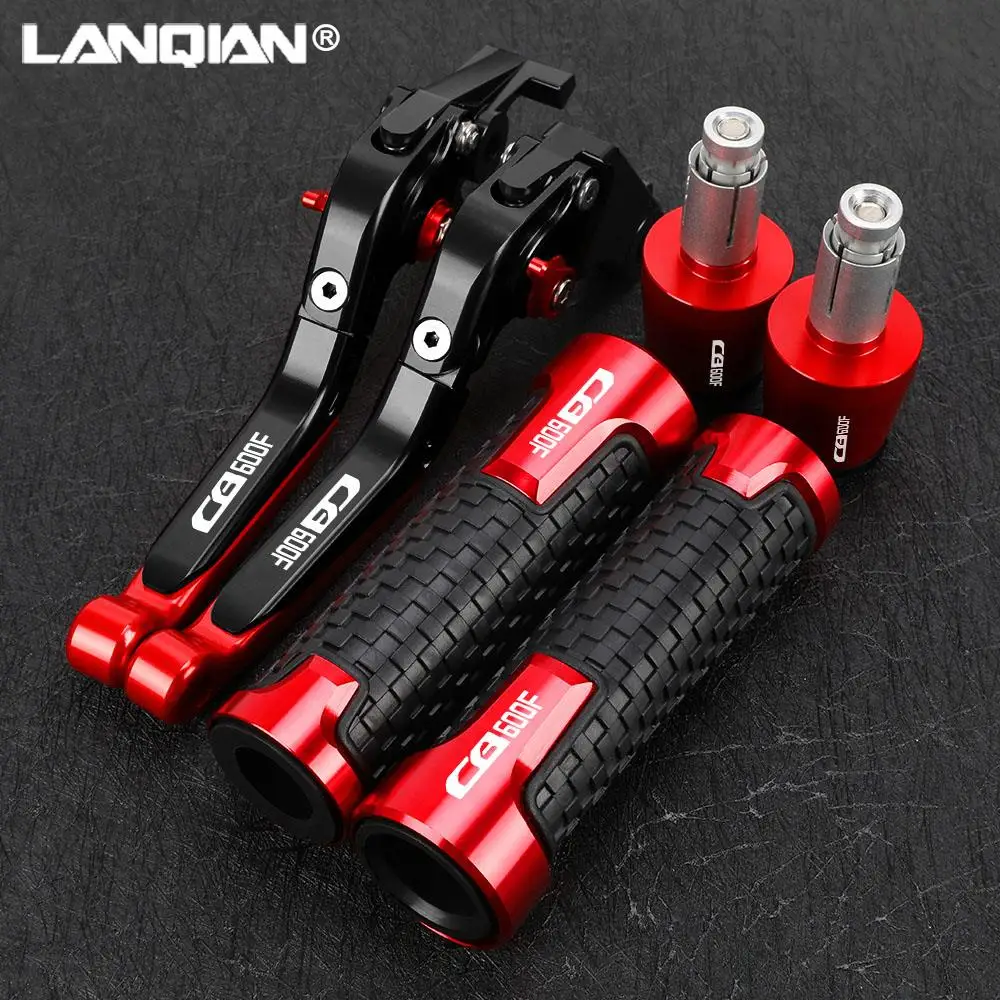 Motorcycle Aluminum Folding Brake Clutch Levers Handbrake Handlebar Grip Handle Hand Grips For HONDA CBR600F CBR 600F 1991-2007