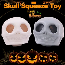 Ugly The Skull Squeeze Fidget Toys Tpr Squishy Anti Stress Decompression Spoofing Fun Toys  For Kids Adults  J154