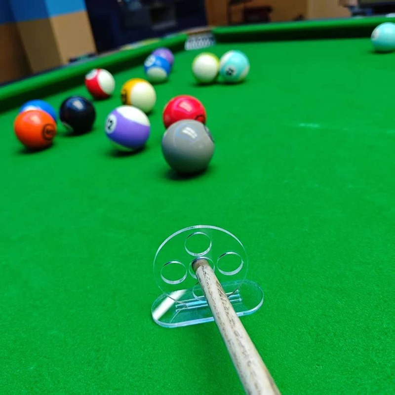 

Тренажер для бильярдного удара ZZ Billiard Rod Trainer, прозрачный, с 1/5 отверстиями, устройство для отработки ударов кием, аксессуары для бильярда