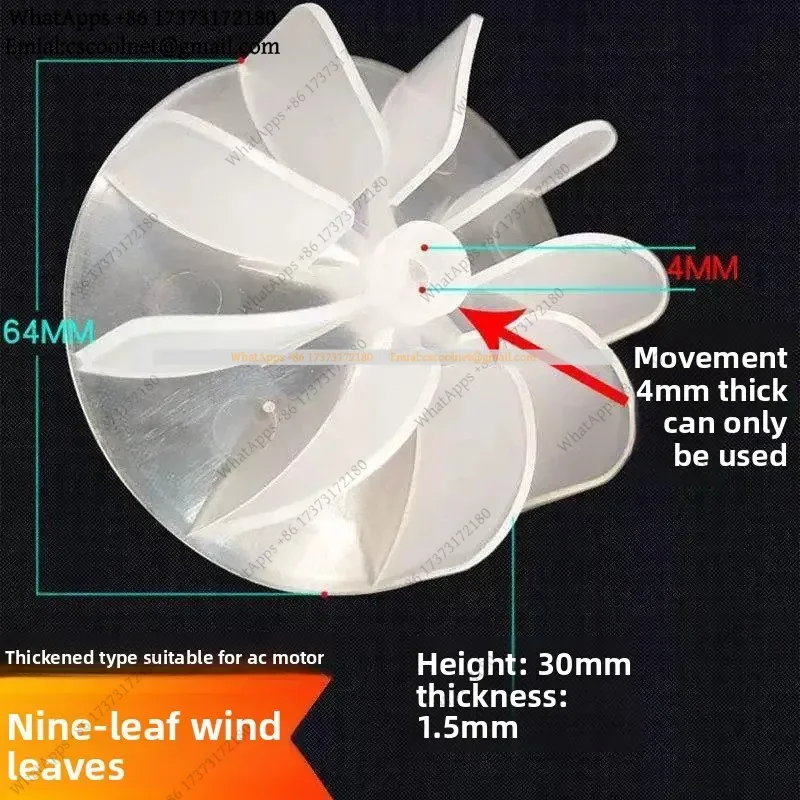 k06 Replacement Fan Blade for Hair Dryer Professional AC Motor Salon Barber Tool Accessories